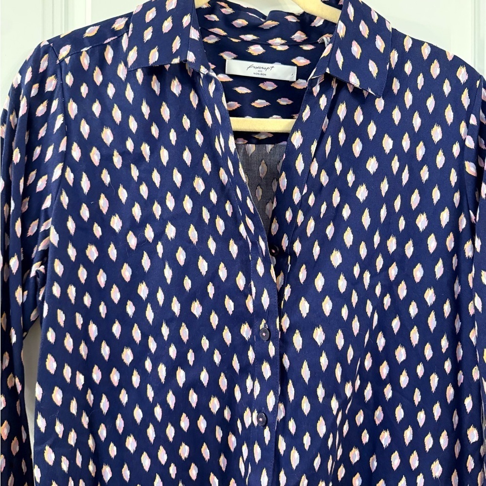 Foxcroft- NON IRON shirt 100% Cotton (sz 10) - Picture 2 of 6